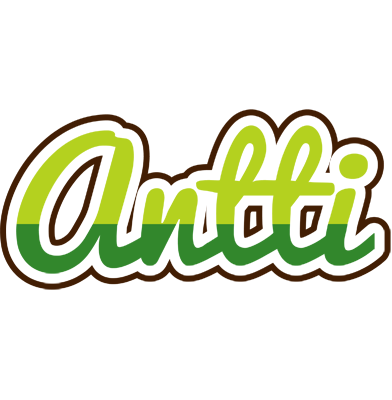 Antti golfing logo