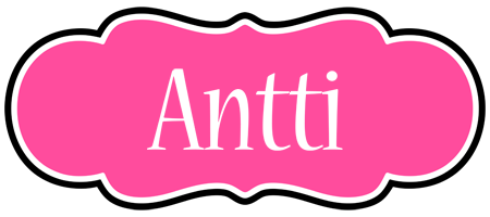 Antti invitation logo