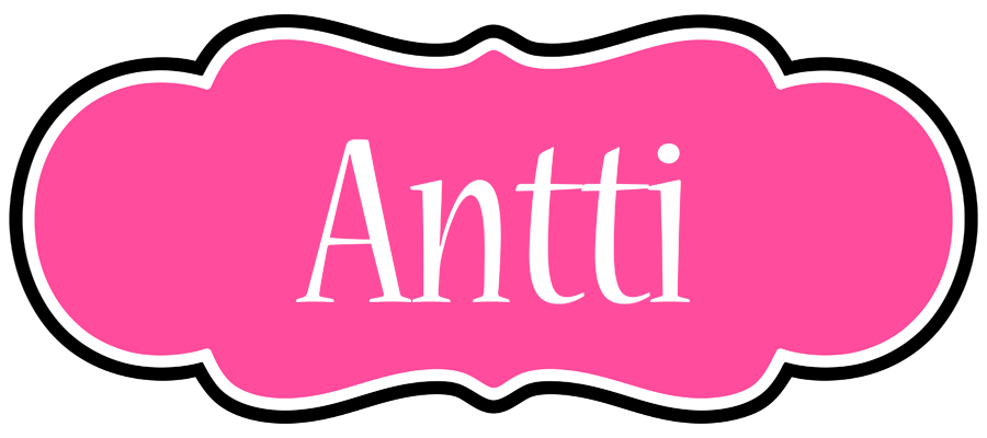 Antti invitation logo