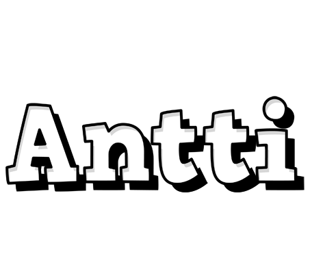 Antti snowing logo