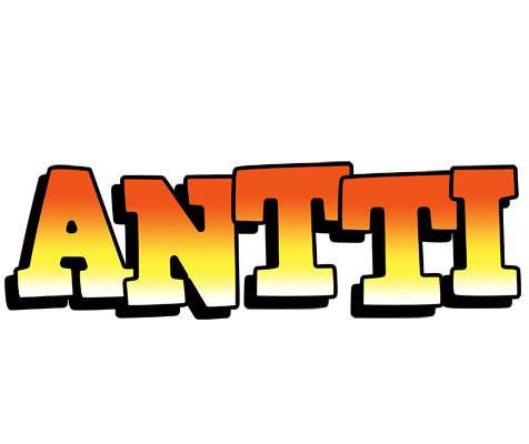 Antti sunset logo