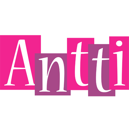 Antti whine logo