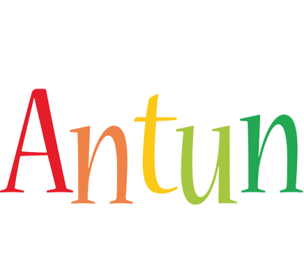 Antun birthday logo