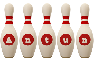 Antun bowling-pin logo