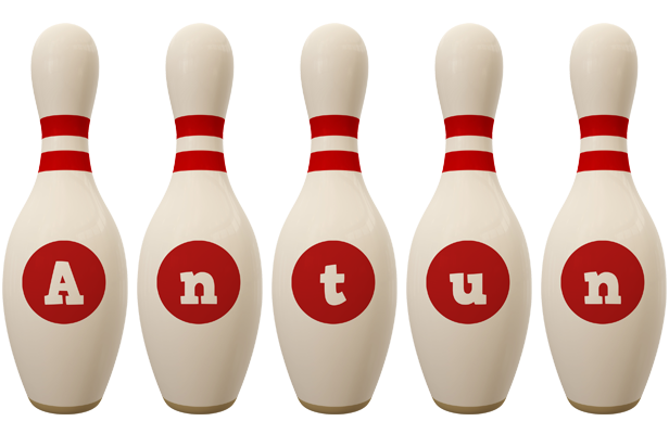Antun bowling-pin logo