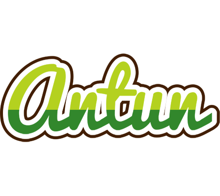 Antun golfing logo