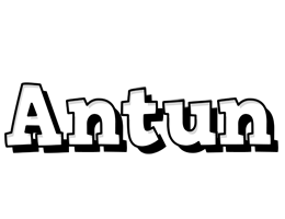 Antun snowing logo