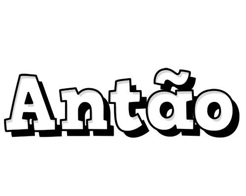 Antão snowing logo