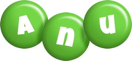Anu candy-green logo