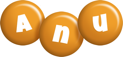 Anu candy-orange logo