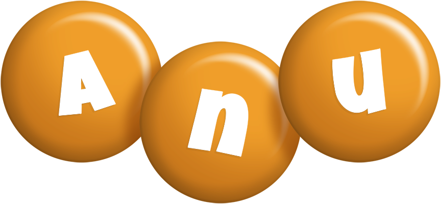 Anu candy-orange logo