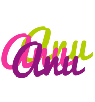 Anu flowers logo