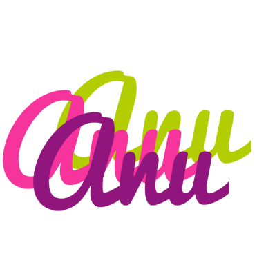 Anu flowers logo