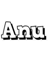 Anu snowing logo