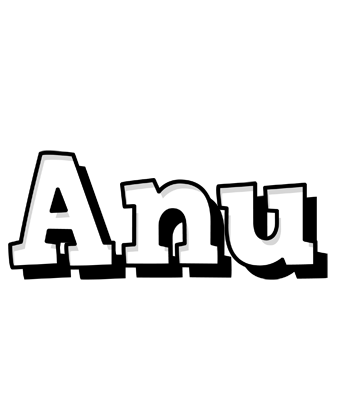 Anu snowing logo
