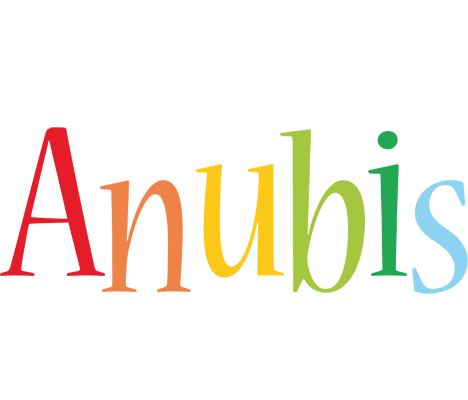 Anubis birthday logo