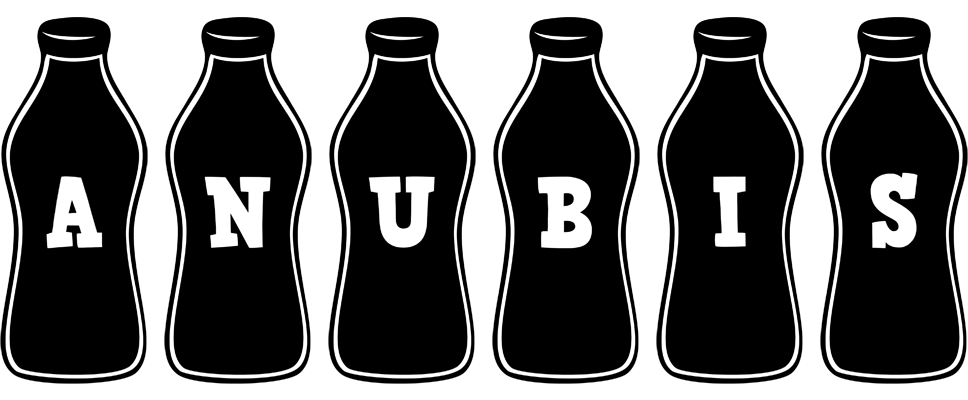 Anubis bottle logo