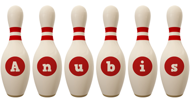 Anubis bowling-pin logo