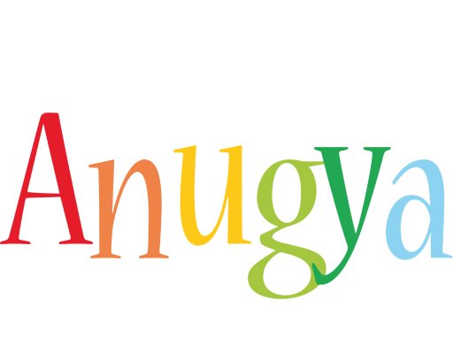 Anugya birthday logo