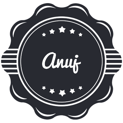 Anuj badge logo