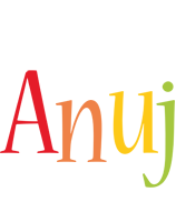 Anuj birthday logo