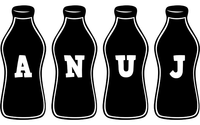 Anuj bottle logo