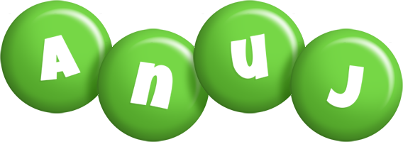 Anuj candy-green logo