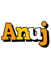 Anuj cartoon logo