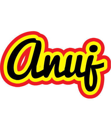 Anuj flaming logo