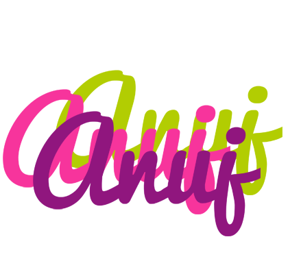 Anuj flowers logo