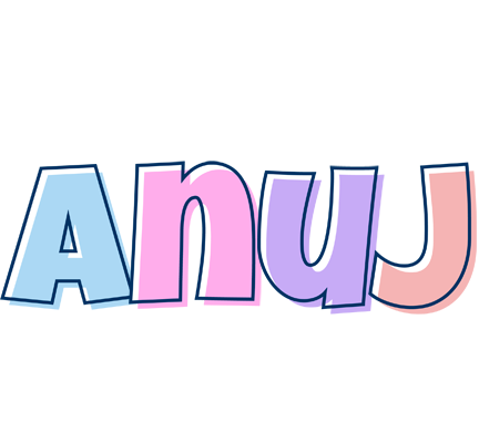 Anuj pastel logo