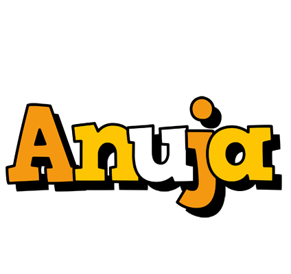 Anuja cartoon logo