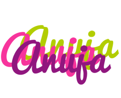 Anuja flowers logo