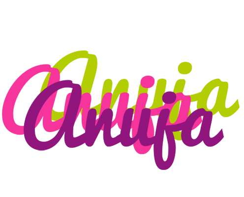 Anuja flowers logo