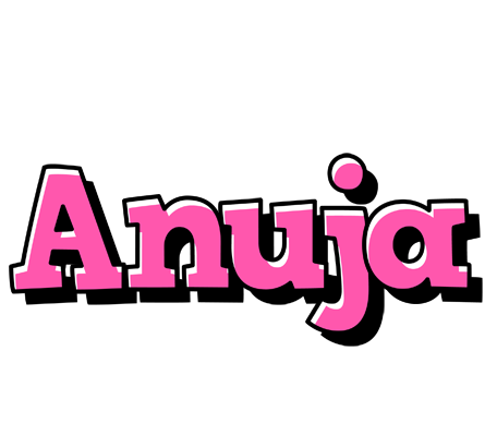 Anuja girlish logo