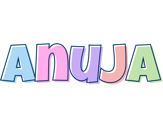 Anuja pastel logo