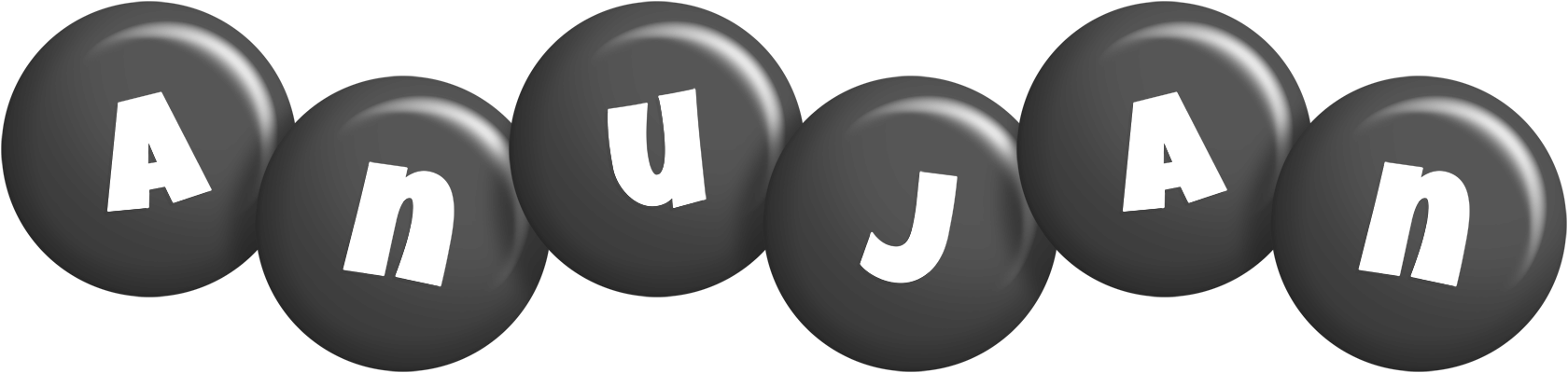 Anujan candy-black logo