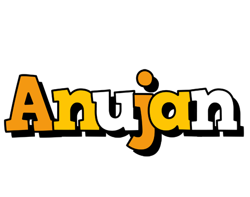 Anujan cartoon logo