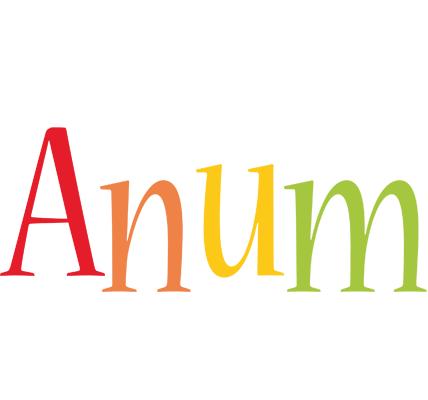 Anum birthday logo