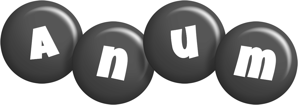 Anum candy-black logo