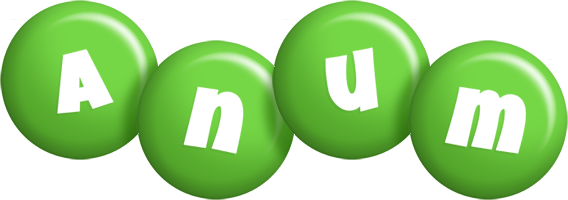 Anum candy-green logo