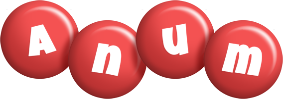 Anum candy-red logo