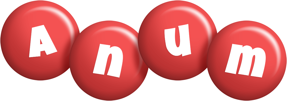 Anum candy-red logo