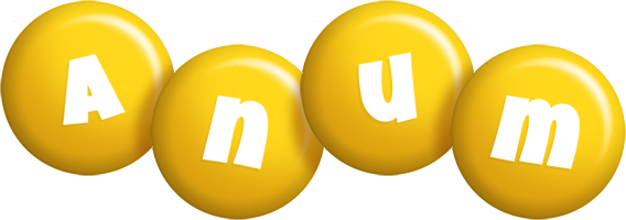 Anum candy-yellow logo