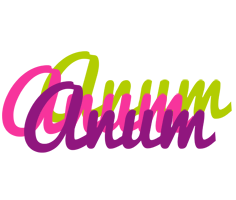 Anum flowers logo