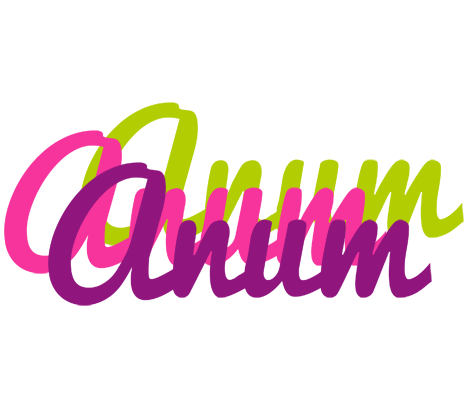 Anum flowers logo