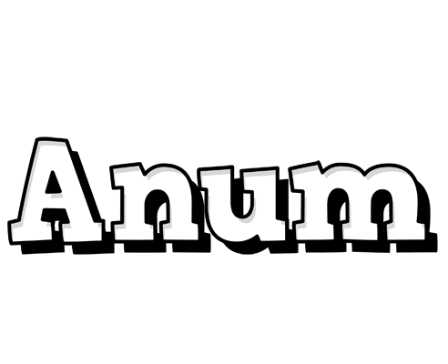Anum snowing logo