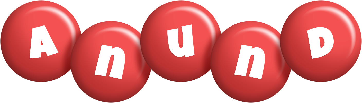 Anund candy-red logo