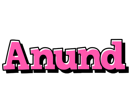 Anund girlish logo