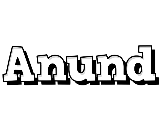 Anund snowing logo